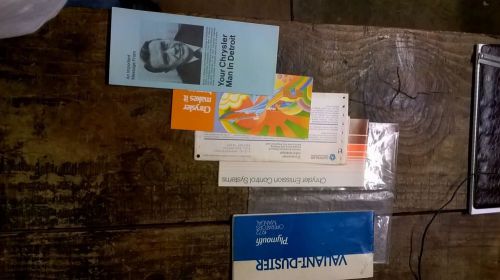 1972 valiant duster scamp plymouth operators manual vintage