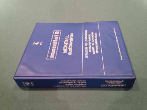 Ferrari mondial 8 308 2v / 4v original factory workshop manual