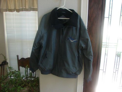 L &amp; s trucking vennal, ut jacket men's size 2xl port authority resin coating