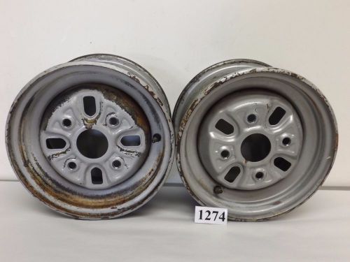 Honda fourtrax trx250 trx 250 es 2x4 atv oem front wheel rims set 86 1986 1274