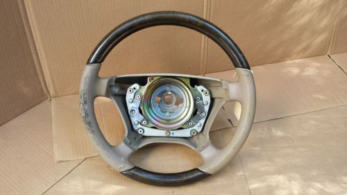 Mercedes steering wheel wood trim w124 w140 w210 w202 r129 amg sport beige
