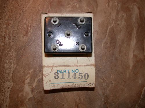 Chrysler force outboard new 5 terminal rectifier f311450