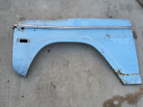 1966-77 ford bronco front fender - driver side lh  original