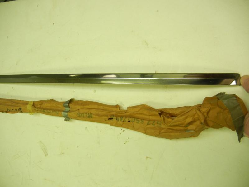 Nos 65-68 mustang shelby gt350 lh upper windshield molding c5zz-6503145-b