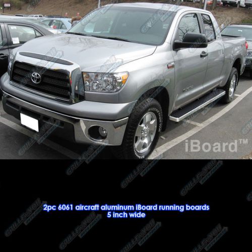 5&#034; iboard running boards fit 07-16 toyota tundra double cab