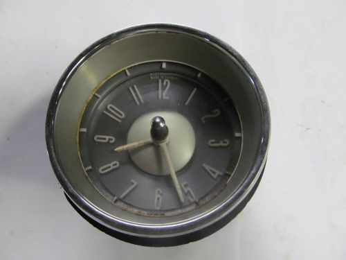 Vintage vdo volkswagen dashboard clock, #31191920, 6 volt, 3-1/2&#034; case.