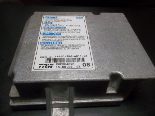 Honda fit airbag module 77960-tk6-a011-m1