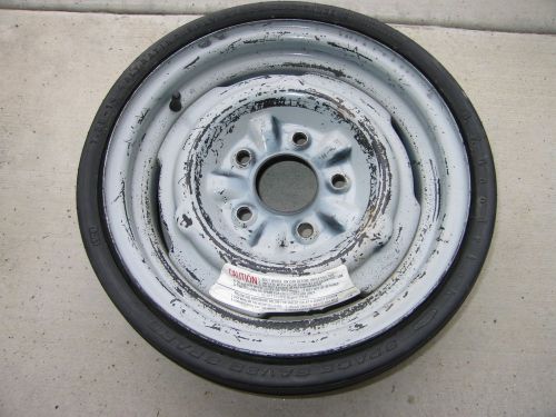 68 69 camaro firebird nova org space saver spare tire &amp; wheel 7.35-14 dated 1968
