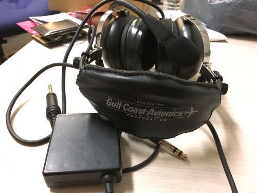 Gulf coast aviations headset (with nosie canceling)
