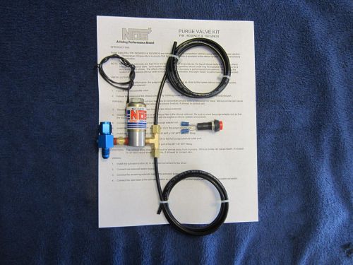 Nos hi flow -4 an or -6 an nitrous dual spray line purge kit, nice