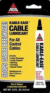 Mr. zip kable-ease cable lube 12 oz.tube-carded