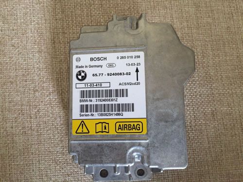 Bmw x5 x6 e70 e71 control unit airbag sensor module steuergerÄt 9240083