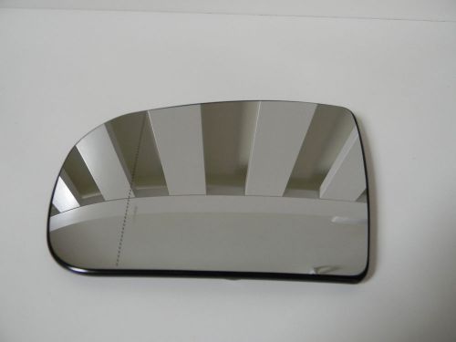 Mercedes e-class w210 2000-2002 left door mirror glass base heated aspherical