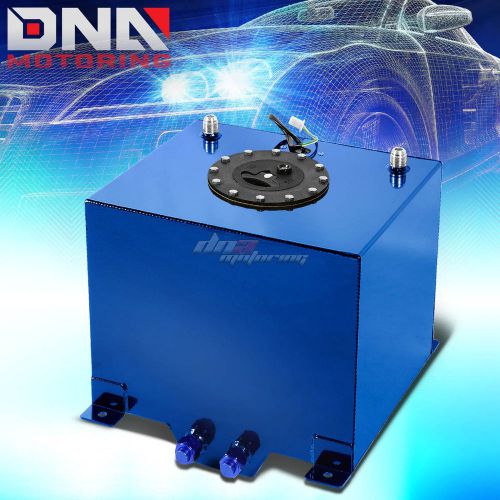 5 gallon lightweight performance blue coat aluminum fuel cell tank+level sender