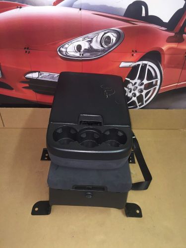 07-13 chevy tahoe avalanche silverado cloth center jump seat cupholders d.grey