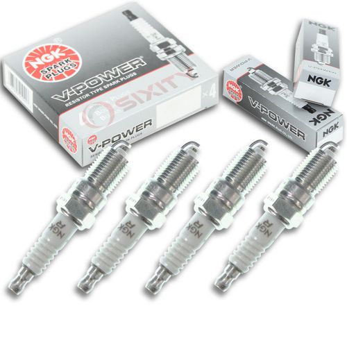 4pcs volvo penta 5.0l fi efi ngk v-power spark plugs stern drive duoprop kit kc