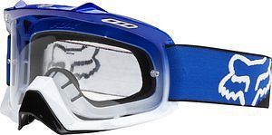 Fox racing airspc air space 2014 mx/offroad goggle blue/white fade/clear lens