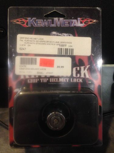 Kewl metal motorcycle helmet lock