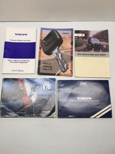 2001 volvo v70 owners manuals guide book etc..
