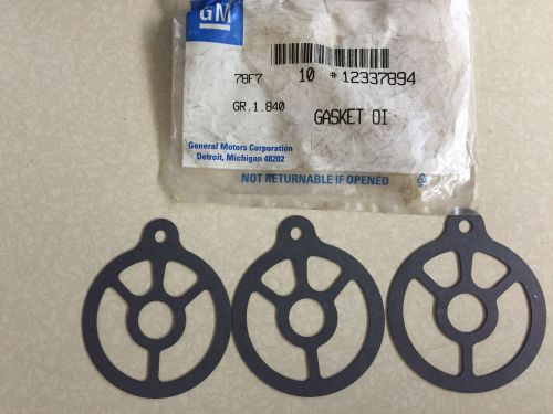 (3) gm 12337894 oil filter adapter gasket gm cars trucks 1983-1996 6 cyl engine