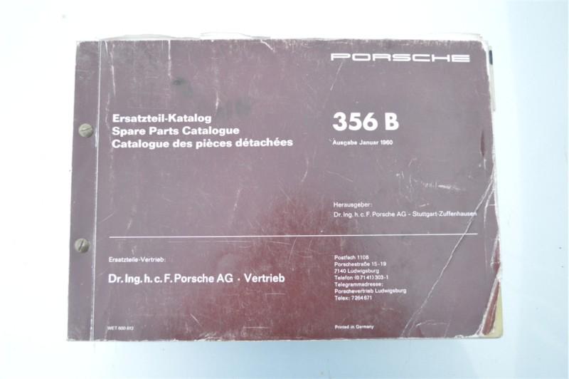 Porsche Type 356 B Spare Parts Catalogue January 1960 Edition 356B Carrera, US $150.00, image 2