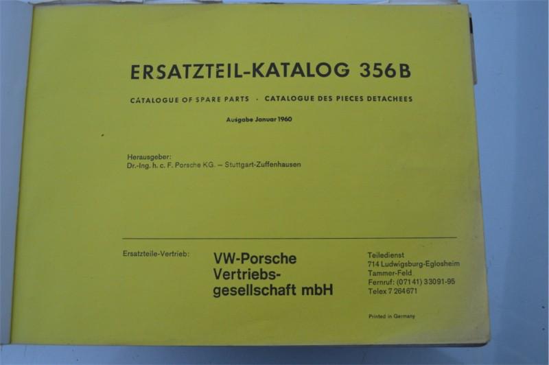 Porsche Type 356 B Spare Parts Catalogue January 1960 Edition 356B Carrera, US $150.00, image 5