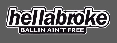 Hellabroke #52 sticker jdm honda bmw stance drift boom tein rota honda acura