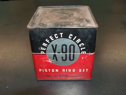 Vintage nors 1942-48 ford 100hp piston ring set std to .010&#034; oversize 3 5/16&#034; pc