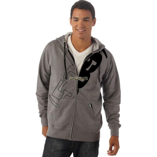 509 duel zip hoodie - gray
