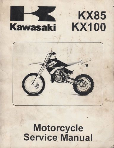2001 kawasaki motorcycle kx85, kx100 service manual 99924-1265-01 (888)