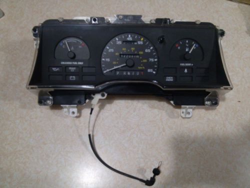 Ford taurus speedometer instrument cluster gauge vintage indicator fuel temp oil