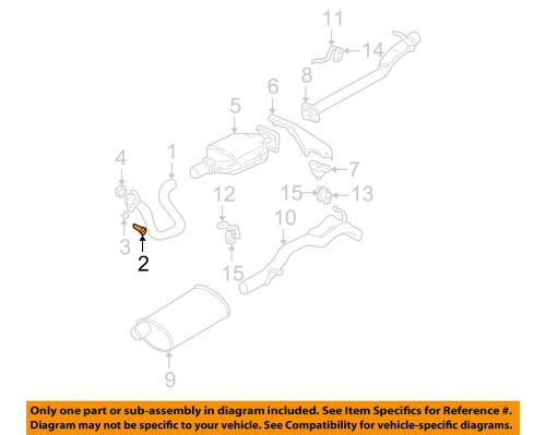 Gm oem exhaust-front pipe bolt 15547999