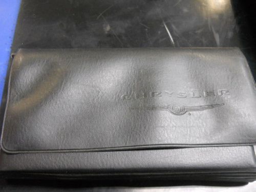 Owners manual (fits 2006 pacifica)