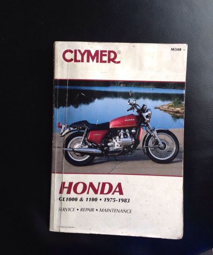 Clymer: honda gl1000 &amp; 1100 1976-1983