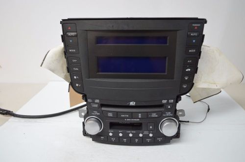 04 05 06 acura tl radio stereo 6 disc changer cd dvd information display a32#016