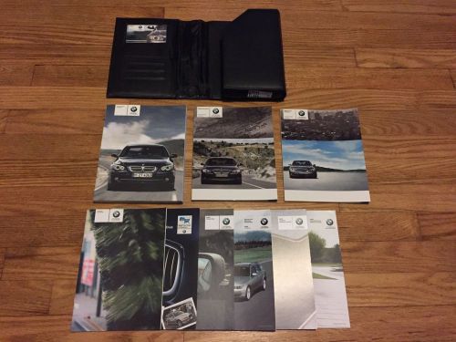 2008 bmw 5 series 528i 528xi 535i 535xi 550i sedan wagon owners manual w/ case