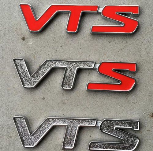Car styling 3d metal vts car sticker badge auto rear decal emblem for citroen