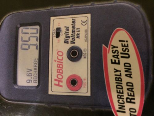 Hobbico digital voltmeter mk lll hcap0356- new!!