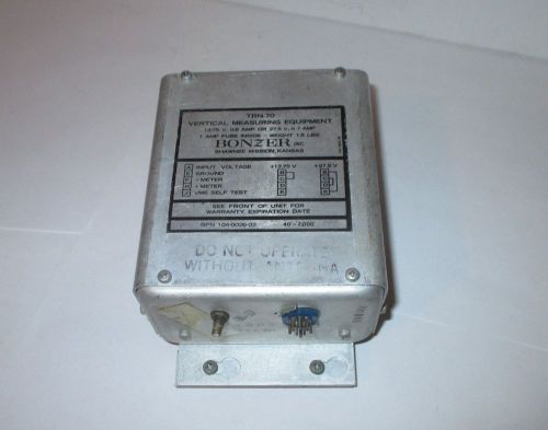 Bonzer trn-70 vertical measuring equipment 104-0026-02 radar altimeter