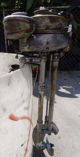 Wards sea king 381-00811 vintage 1938 evinrude outboard motor model #64ea-9002a