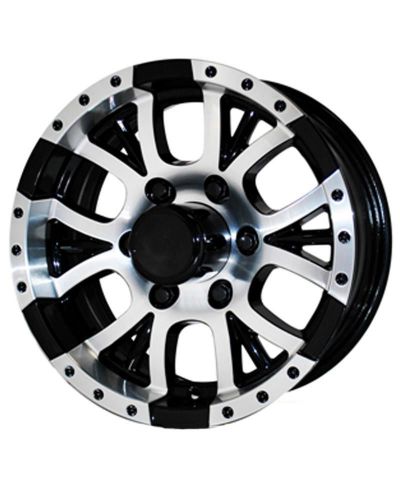 13x5.5 4-lug on 4" aluminum t13 - t13-35440bm-wa3t131