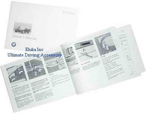 Bmw genuine owner&#039;s handbook 525i 530i 535i 540i e34 1989 1990 1991 1992 to 1996