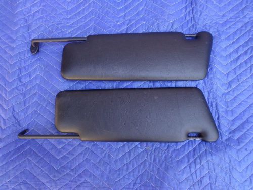 Mercedes-benz w201 w124 190e 300e 400e 500e e320 e420 black sun visor oem 84-95