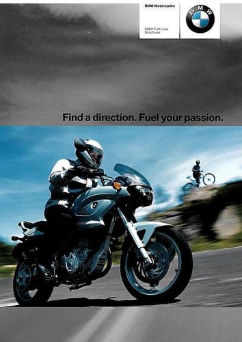 2002 bmw full-line literature-16 pages 22&#034; x 30&#034; poster; rt lt rs1150 f650cs