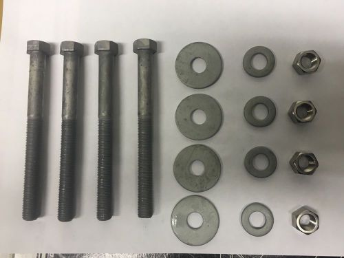 Set genuine heavy duty yamaha mercury mariner outboard transom mounting bolt kit