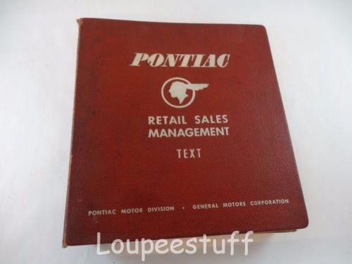 Original pontiac dealers binder lot gm carb manuals k357