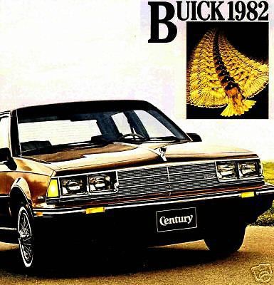 1982 buick century factory brochure -century custom &amp; century limited