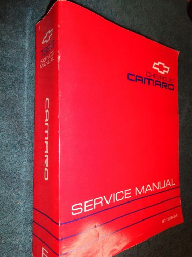 1993 chevrolet camaro shop manual / nice original gm service book!