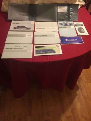 2006 volvo owners manual 06 s40 handbook kit set with case wallet oem 2.4i guide