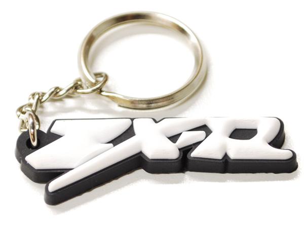 Motorcycle key chain soft rubber with kawasaki zx-r logo sportbike